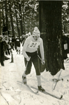 1982г. Соревнование по лыжам