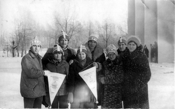 1981г. Команда лыжников ССМП